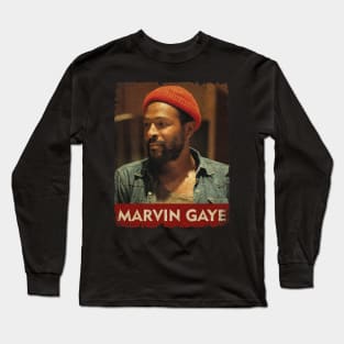 Marvin Gaye - NEW RETRO STYLE Long Sleeve T-Shirt